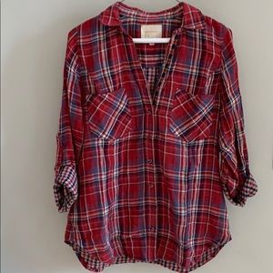 Skies are Blue Sisou Button Down Top